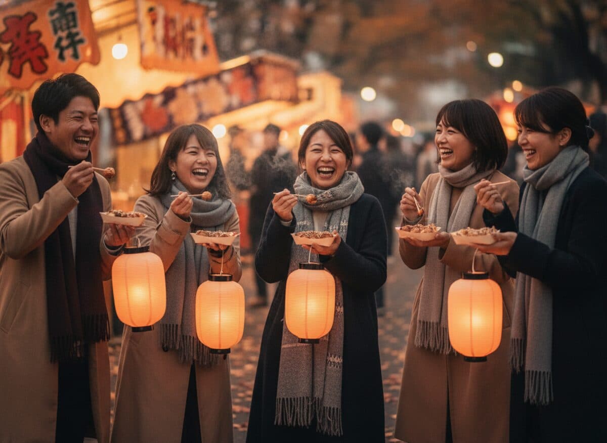 お祭りのイベントの様子