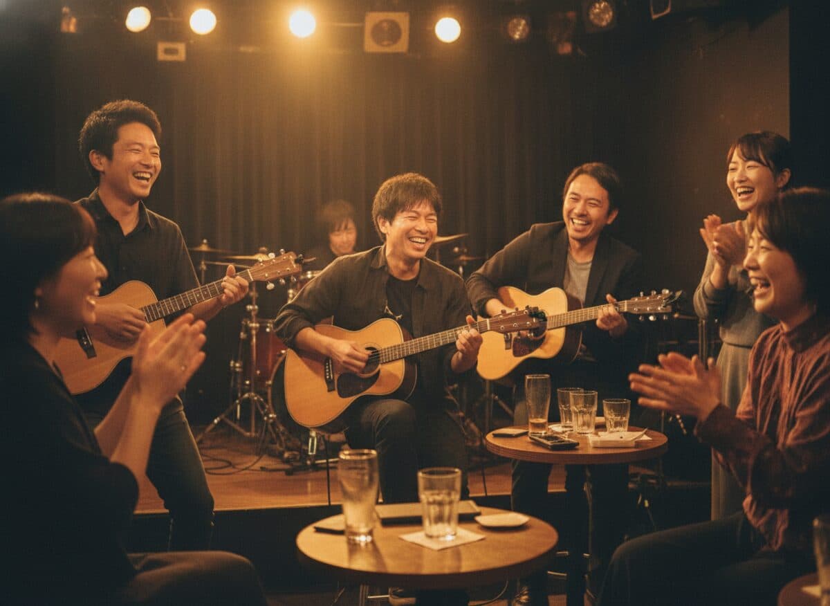 音楽のイベントの様子
